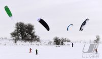 Schmuckbild, Wintersport, Snowkiting am Raichberg bei Albstadt-Onstmettingen