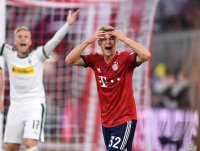 Fussball 1. Bundesliga Saison 18/19: FC Bayern Muenchen - Borussia Moenchengladbach