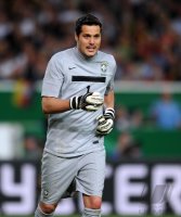 Fussball International  Testspiel:  JULIO CESAR (Brasilien)