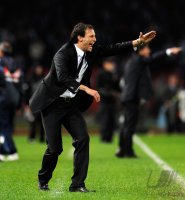 FUSSBALL SERIE A:  Trainer Massimilliano Allegri (AC Mailand)