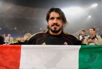 FUSSBALL SERIE A:  Meister 2011  AC Mailand;  JUBEL Gennaro Gattuso