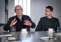 Buendnis 90 / Die Gruenen, Wahlkampf Landtagswahl Baden - Wuerttemberg, Verkehrsminister Winfried Hermann