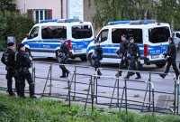 Gegendemo zum Streitgespraech OB Palmer und AfD Landesvorsitzender Frohnmaier in Tuebingen