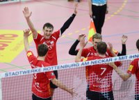 Volleyball 1. Bundesliga  Saison 15/16:  TV Rottenburg -  Netzhoppers KW Bestensee