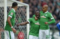 Fussball, 1. Bundesliga  Saison 2014/2015: Werder Bremen - FC Augsburg