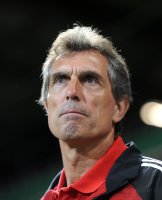 Fussball International  U 21 Laenderspiel: Trainer Rainer Adrion (Deutschland)