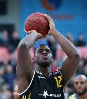 Basketball 1. Bundesliga 17/18 Hauptrunde: Walter Tigers Tuebingen - Basketball Laewen Braunschweig