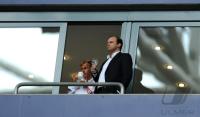 FUSSBALL: LIGA TOTAL CUP 2010 , Sportdirektor Christian Nerlinger mit Co Trainer Andries Jonker  (v. re., FCB)