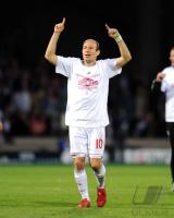 FUSSBALL  International CHL 09/10: Olympique lyon - FC Bayern  Muenchen