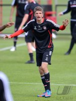 Fussball 1. Bundesliga: Abschluss Training beim FC Bayern Muenchen
