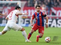 Fussball 1. Bundesliga Saison 14/15: VfB Stuttgart - FC Bayern Muenchen