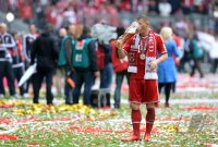 Fussball 1. Bundesliga  Saison  2012/2013:  Bastian Schweinsteiger (FC Bayern Muenchen)