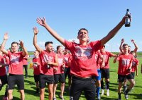 Fussball Relegation zur Oberliga, Rueckspiel 21/22: FC Holzhausen - FC Denzlingen