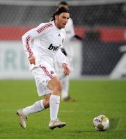 FUSSBALL, INTERNATIONAL, AC MAILAND: JANKULOVSKI Einzelaktion