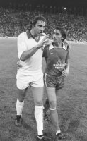 Fussball Testspiel Bayern-Cosmos: Beckenbauer, Kapellmann