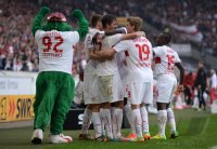 Fussball  1. Bundesliga  13/14: JUBEL VfB Stuttgart