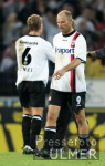 Fussball 2. Bundesliga: Koeln - Frankfurt, enttaeuschte Frankfurter