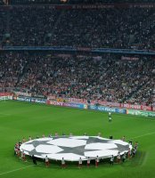 Fussball CHL  Saison 2011/2012:  Stadionuebersicht Allianz-Arena Muenchen