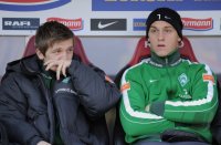 Fussball 1. Bundesliga  Saison 2010/2011:  SC Freiburg - SV Werder Bremen