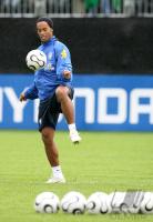 Fussball WM 2006: Trainingsspiel Brasilien-Fluminense Football Club
