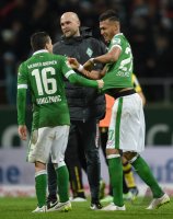 Fussball, 1. Bundesliga  Saison 2014/2015: SV Werder Bremen - Borussia Dortmund