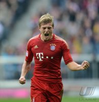 Fussball 1. Bundesliga Saison 11/12:  FC Bayern Muenchen - VfB Stuttgart
