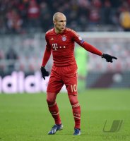 FUSSBALL INTERNATIONAL CHL ACHTELFINALE 12/13: Arjen Robben (FC Bayern Muenchen)