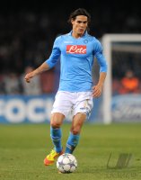 Fussball CHL  Saison 2011/2012: Edinson Cavani (SSC Neapel)