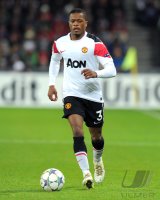 Fussball CHL  Saison 2011/2012: Patrice Evra (Manchester United FC)