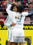 Fussball 1. Bundesliga: Lautern - Bayern, Jubel Satnta Cruz