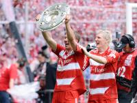 Fussball 1. Bundesliga  2007/2008  Meister FC Bayern Muenchen