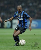 Fussball CHL  Saison 2010/2011:  Samuel Eto o (Inter Mailand)