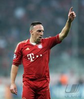 Fussball CHL  Saison 2011/2012: Franck Ribery (FC Bayern Muenchen)