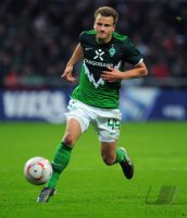 Fussball: 1. Bundesliga Saison 2010/2011: Werder Bremen, BARGFREDE am Ball
