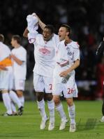 FUSSBALL  International CHL  2009/2010:  ALABA  und  CONTENTO (FC Bayern  Muenchen)