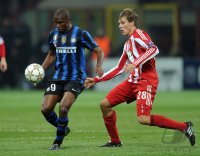 Fussball CHL  Saison 2010/2011: Inter Mailand - FC Bayern Muenchen