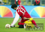 FUSSBALL  1.  Bundesliga Spielszene Bayern-Dortmund Ballack gegen Juan