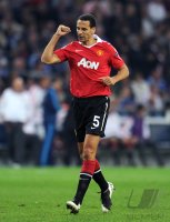 Fussball CHL  Saison 2010/2011:  Rio Ferdinand (Manchester United FC)