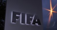 FIFA Schriftzug Hauptsitz in Zuerich