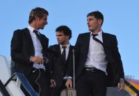 Fussball Champions League Finale 2014: Ankunft Real Madrid