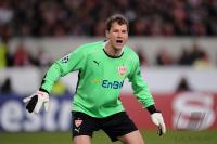 FUSSBALL  International CHL 09/10 :  Torwart Lehmann  (VfB Stuttgart)
