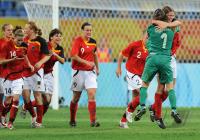 FUSSBALL  Olympia 2008   Viertelfinale  Frauen   Schweden - Deutschland