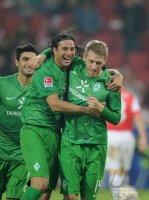 Fussball 1. Bundesliga  Saison 2011/2012:  1.FSV Mainz 05 - SV Werder Bremen