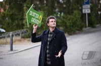 Buendnis 90 / Die Gruenen, Wahlkampf Landtagswahl Baden - Wuerttemberg, ZDF Heute Show Reporter Lutz van der Horst