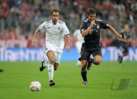 FUSSBALL Testspiel : RICARDO CARVALHO (li, Real Madrid) Miroslav Klose (re, FC Bayern Muenchen)