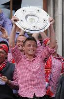 Fussball 1. Bundesliga :  JUBEL  OLIC (FC Bayern Muenchen)