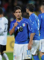 Fussball International  U 20 Laenderspiel:   Karim Laribi (Italien)