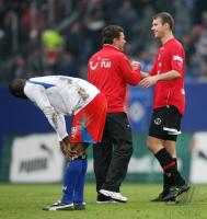 Fussball, 1. Bundesliga: Hamburg - Hannover