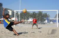  Children playing Beachsoccer on the Copa Cabana Beach/ Brazil bits for World Cup 2014