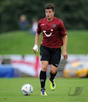 Fussball 1. Bundesliga, Testspiel: Hannover, STOPPELKAMP am Ball